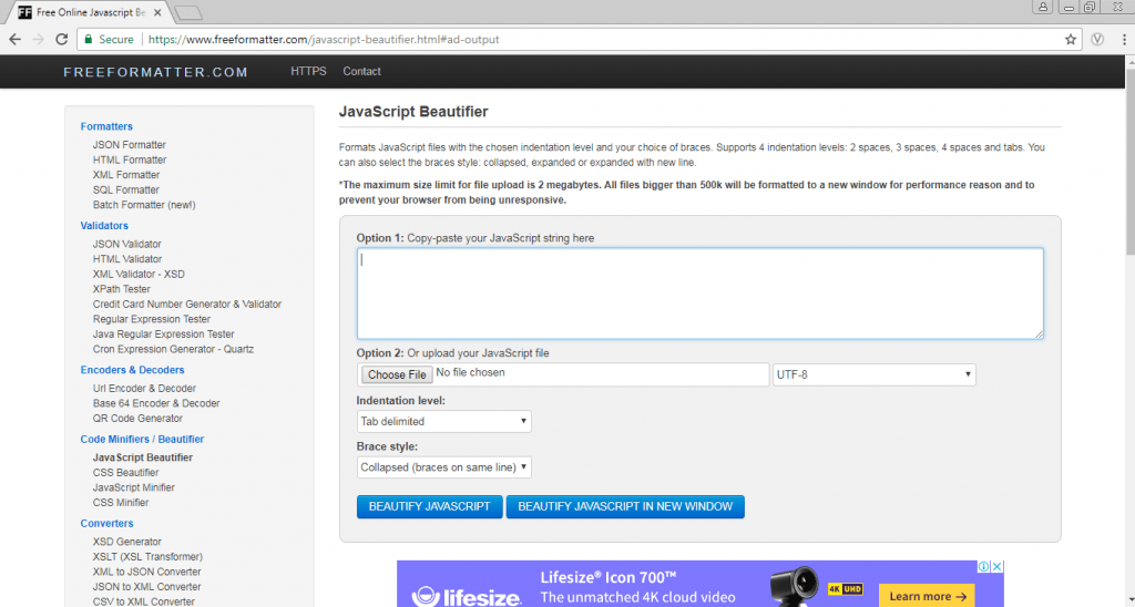 JavaScript Beautifiers: The Best 5 Tools Available - Copahost